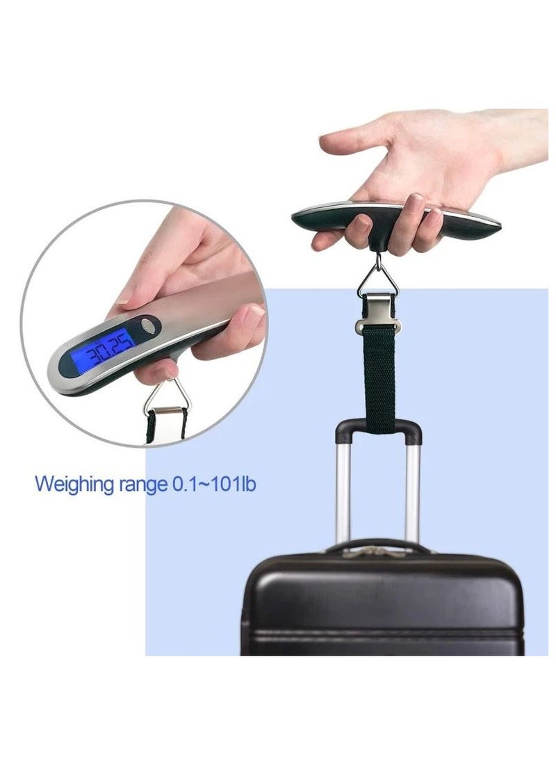 MORANO - Portable digital luggage scale suitable for travel, measuring weight up to 50 kg - Image 1