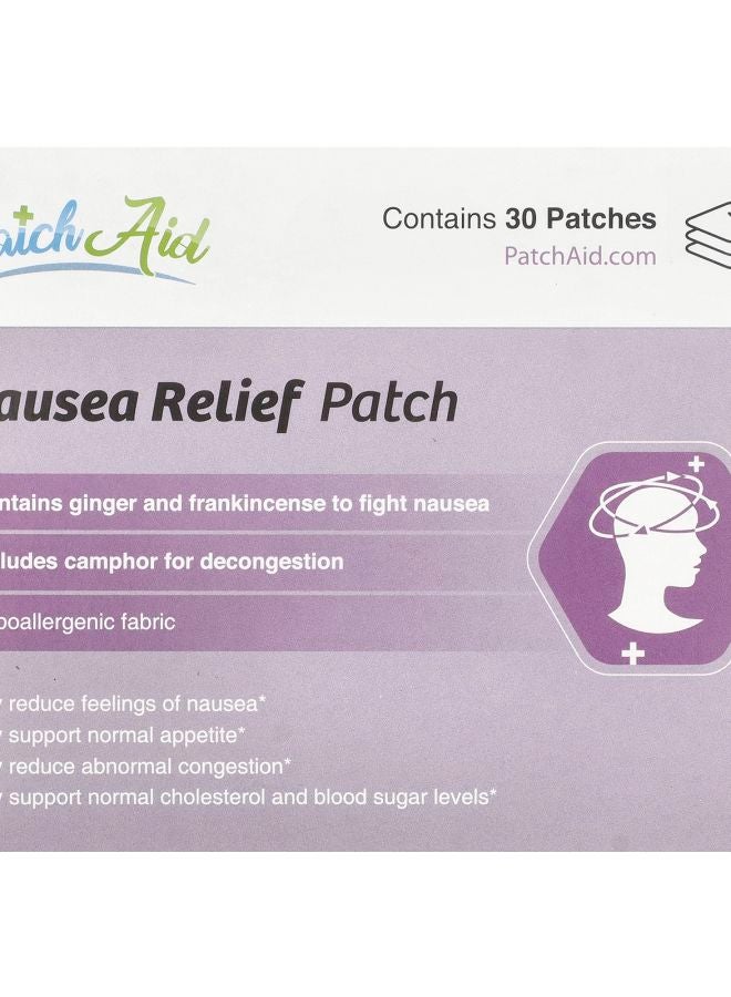 PatchAid Nausea Relief Patch 30 Patches - Image 1
