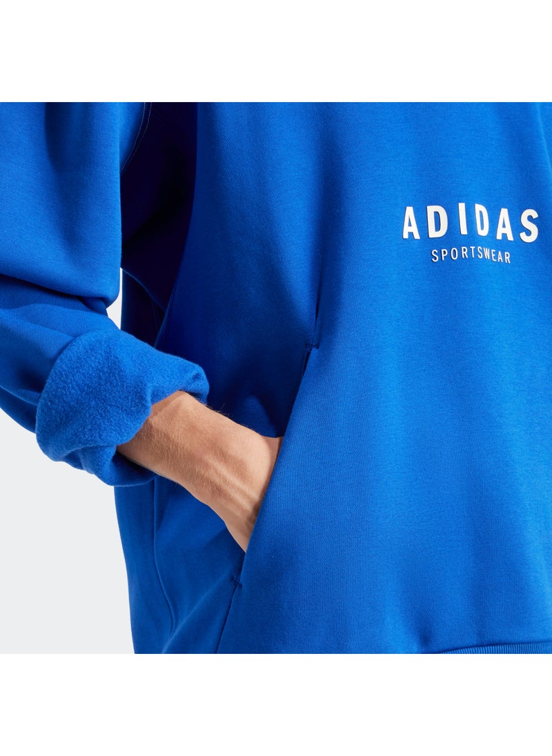Adidas All Szn Fleece Graphic Hoodie  - Image 4