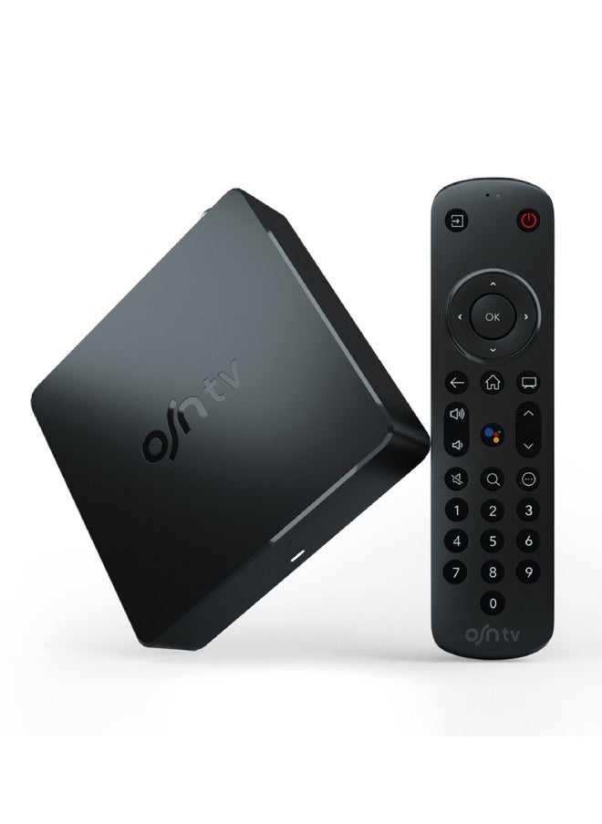 أو إس إن - اشتراك OSNtv (3 اشهر)، ترفيه OSN+ متضمن مع الجهاز الجديد بدقة 4K | جهاز التحكم الصوتي عن بُعد | Wi-Fi وإيثرنت | مشغل بواسطة Android 11.0 - Image 1