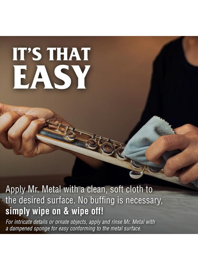 The Treatment Metal Polish 5oz (148ml) - Safe, Non-Scratch, Multi-Metal Cleaner & Restorer for Car, Motorcycle, Wheels, Chrome, Brass, Silver, Stainless Steel, Aluminum, Plexiglass & More! Powerful, Easy Application, Long-Lasting Results - Image 3