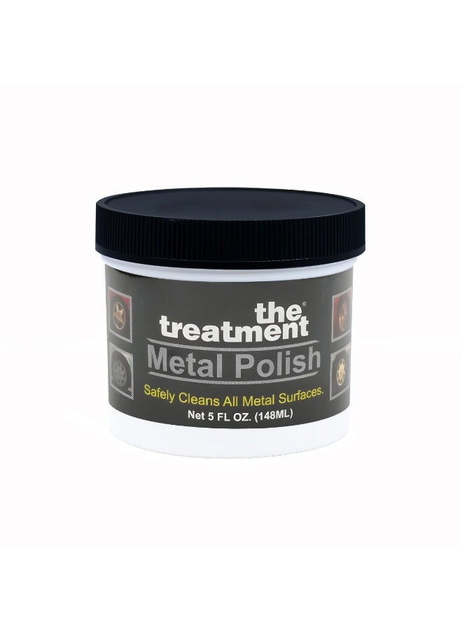 The Treatment Metal Polish 5oz (148ml) - Safe, Non-Scratch, Multi-Metal Cleaner & Restorer for Car, Motorcycle, Wheels, Chrome, Brass, Silver, Stainless Steel, Aluminum, Plexiglass & More! Powerful, Easy Application, Long-Lasting Results - Image 1