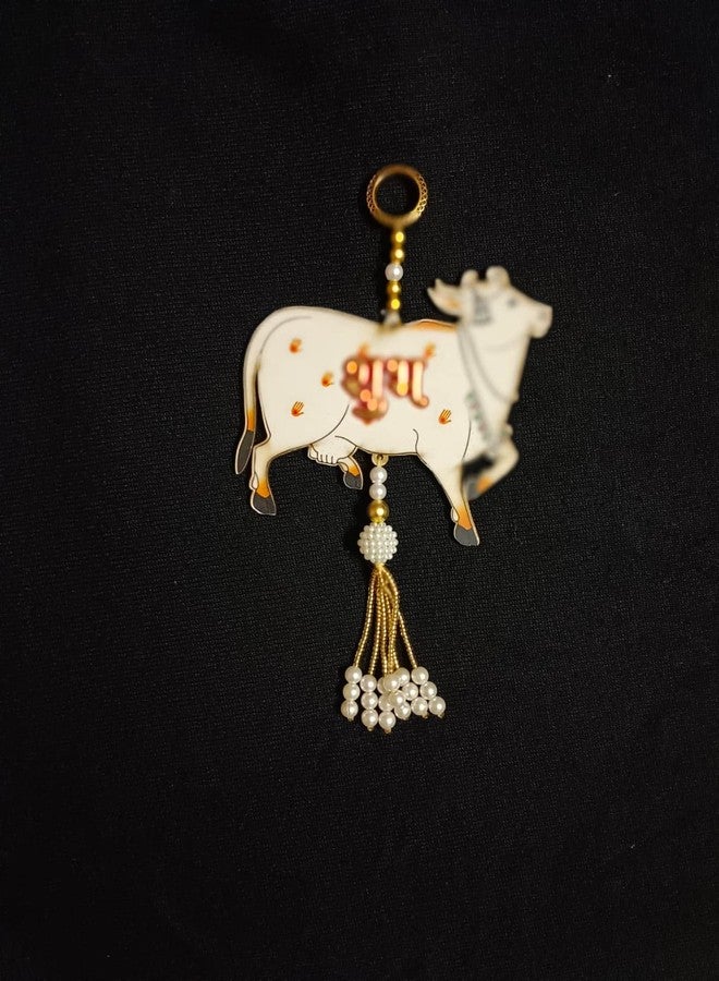Prisart Shubh Labh Side Door Hangings with Cow for Door Decoration/Diwali Decoration - Image 2
