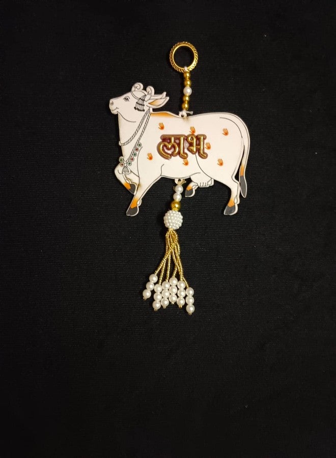 Prisart Shubh Labh Side Door Hangings with Cow for Door Decoration/Diwali Decoration - Image 3