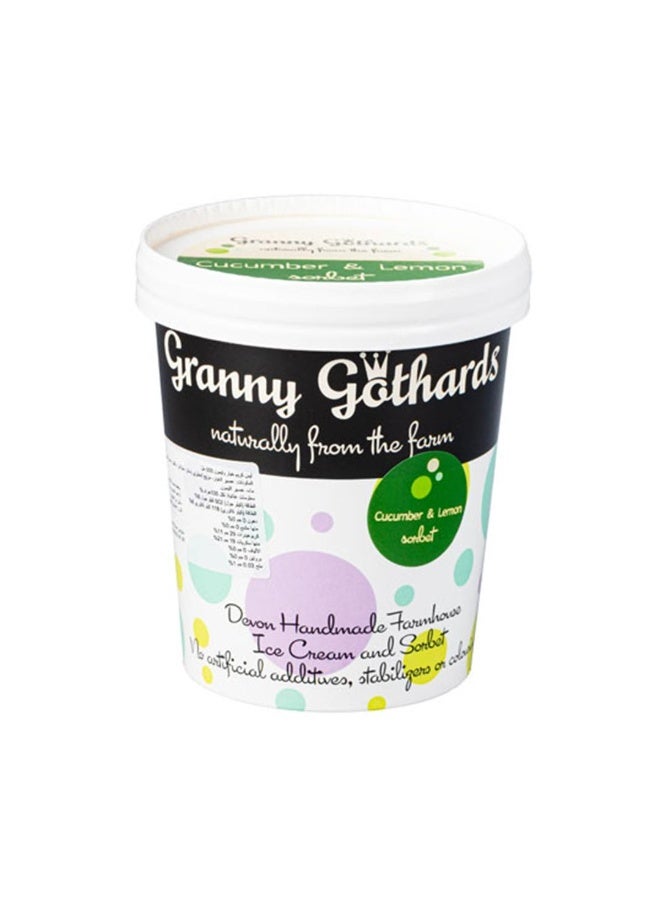 Fruit Sorbet, Cucumber Lemon - 500ml, UK