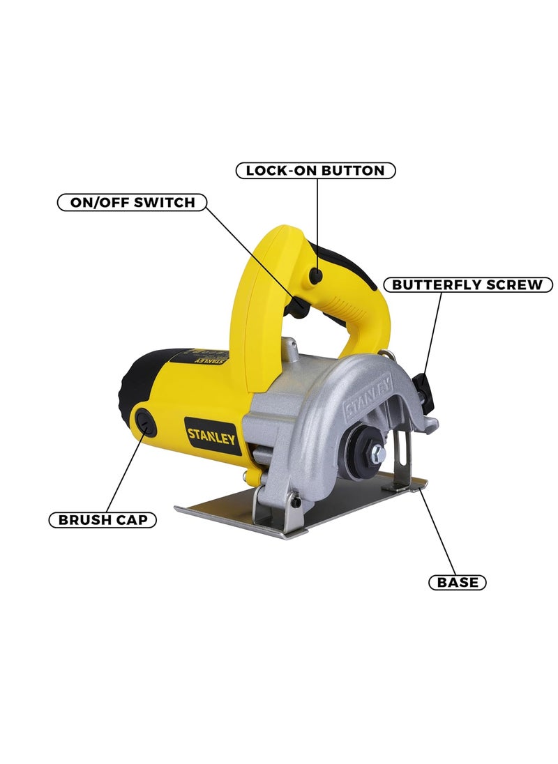 Stanley STANLEY STSP125IN 1320 Watt 5125mm Marble Cutter Tile Cutter Machine Yellow and Black  - Image 3