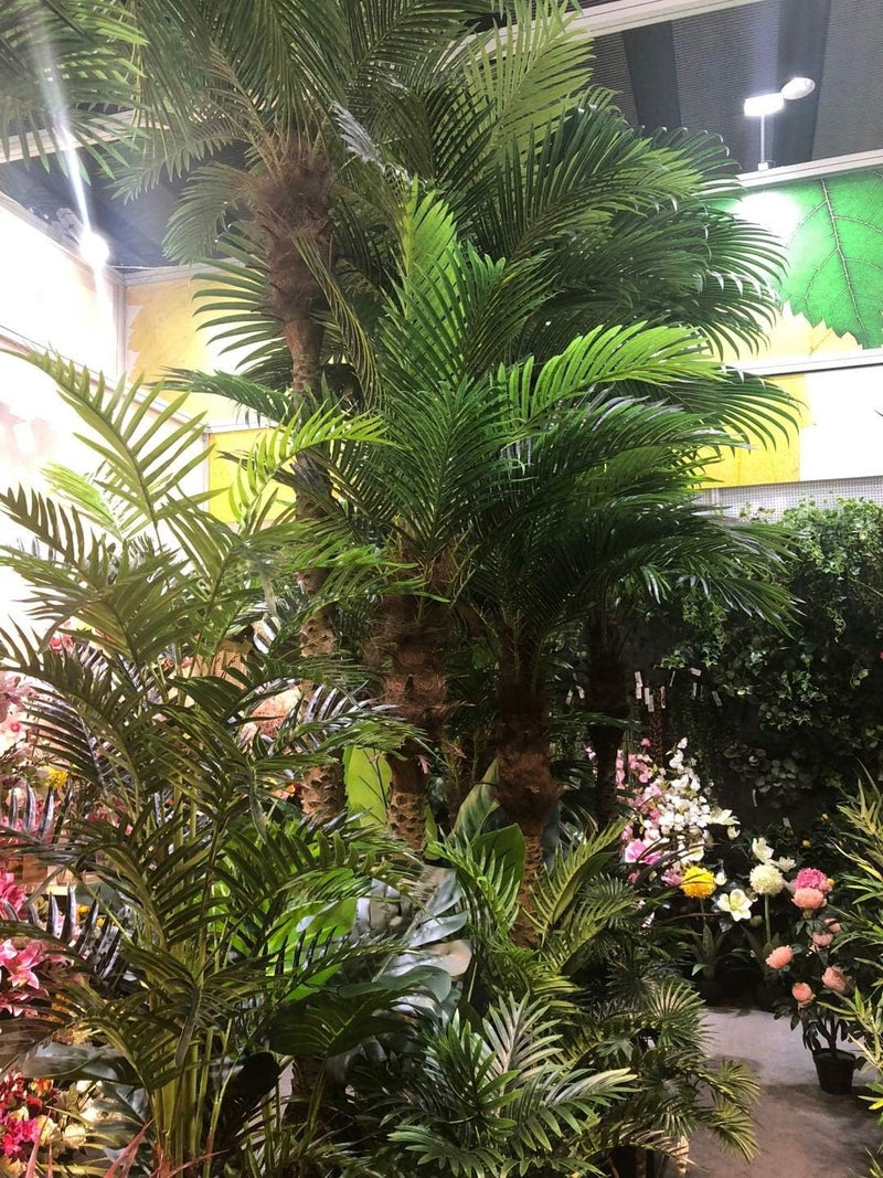 AMERIQUE 6 Feet Unique Bird of Paradise Tree Artificial Silk Plant UV Protection with Nursery Plastic Pot Feel Real Technology Green - Image 2