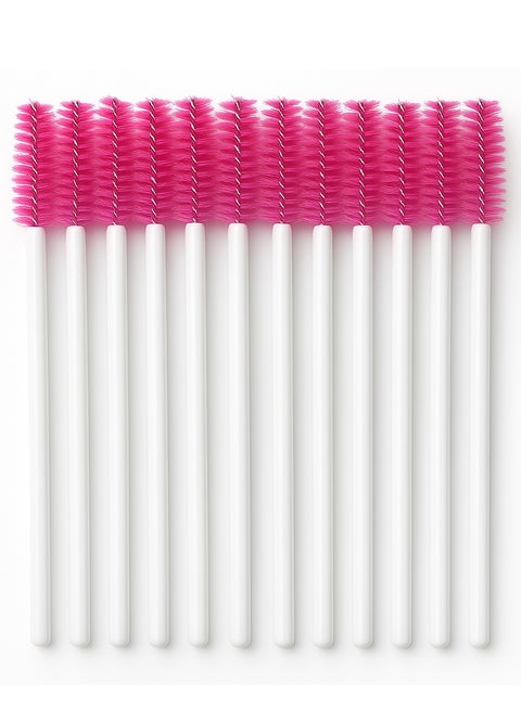 50pcs Disposable Eyelash Brush Spiral Mascara MultiColor