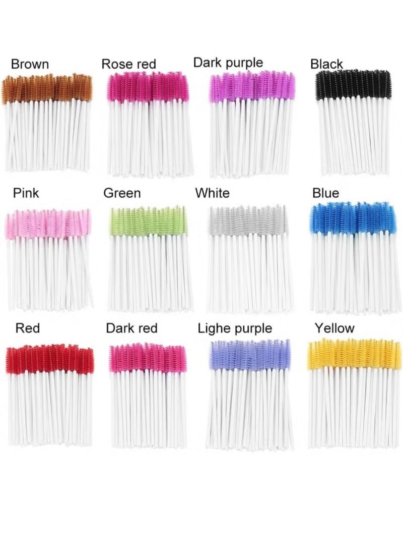 Generic 50pcs Disposable Eyelash Brush Spiral Mascara MultiColor  - Image 3