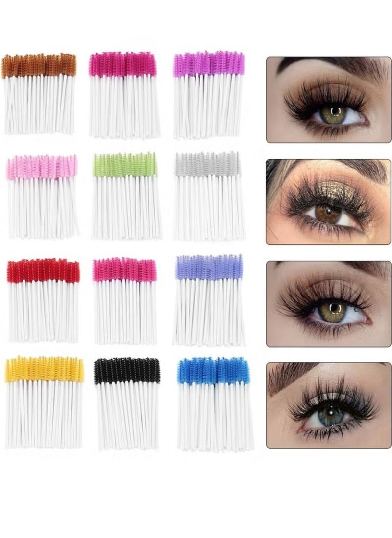 Generic 50pcs Disposable Eyelash Brush Spiral Mascara MultiColor  - Image 4