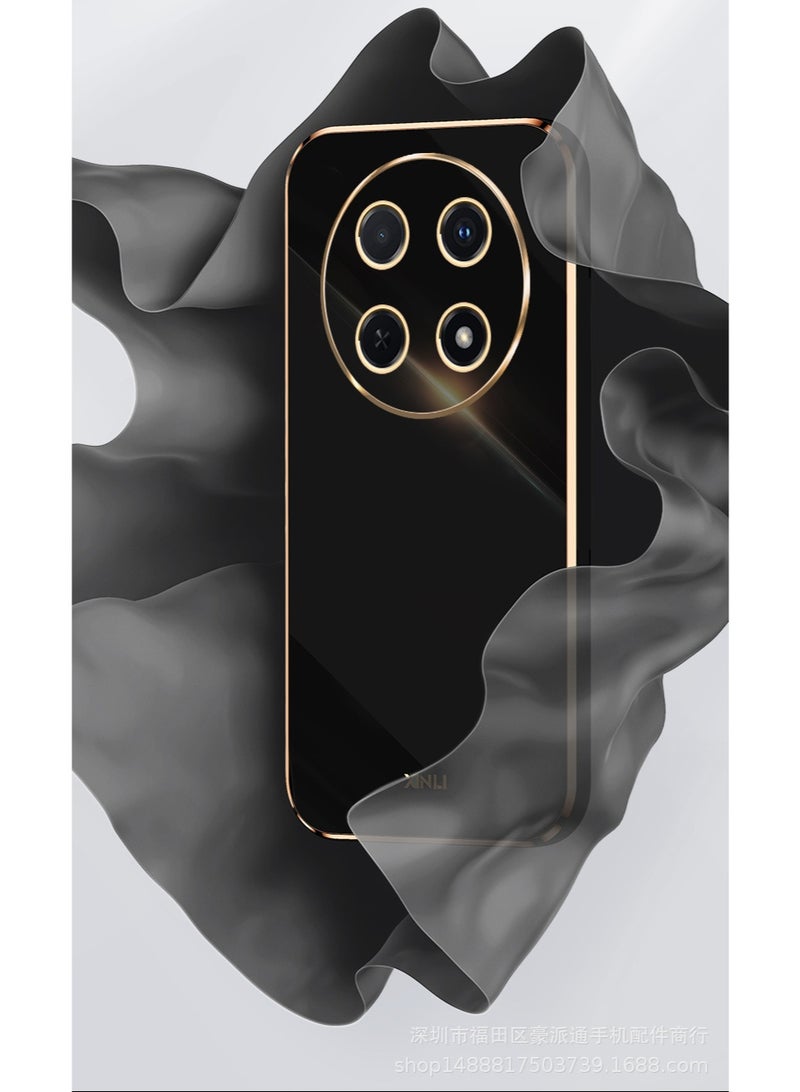 هونور x9c 5G الهاتف المحمول قذيفة ، مطلي الغطاء الخلفي لينة ، محدب كامل حماية الكاميرا ، هونور x9c 5G رقيقة جدا تبو الهاتف المحمول قذيفة ، أسود - Image 5