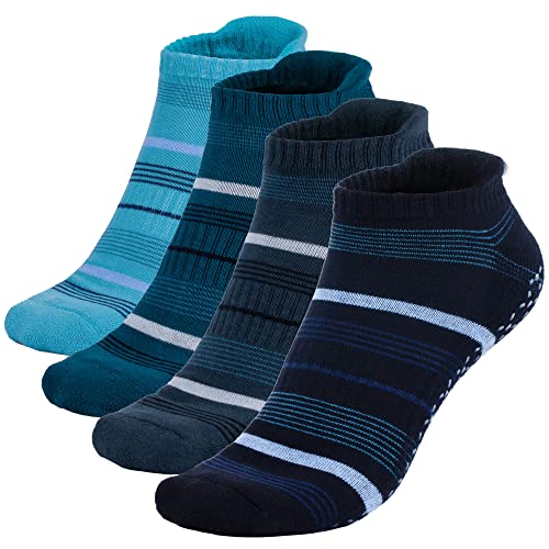 unenow Unisex Non Slip Socks with Grips Cushion for Yoga Pilates Barre Home & Hospital - Image 1