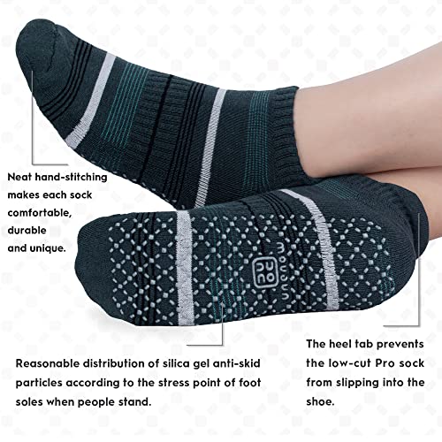 unenow Unisex Non Slip Socks with Grips Cushion for Yoga Pilates Barre Home & Hospital - Image 4