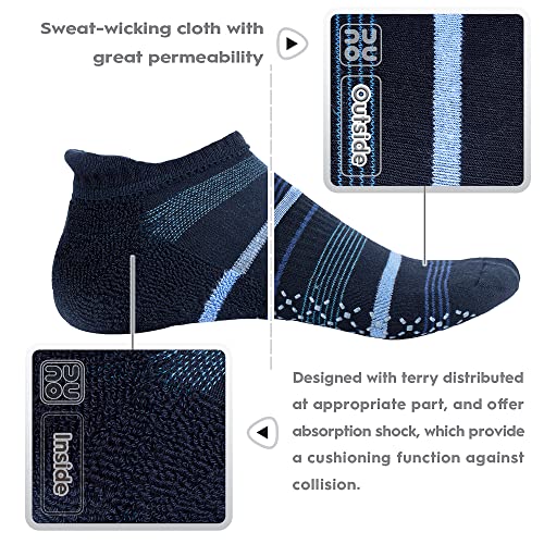unenow Unisex Non Slip Socks with Grips Cushion for Yoga Pilates Barre Home & Hospital - Image 5