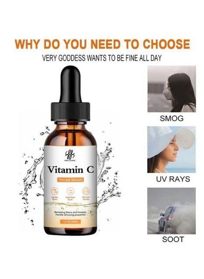 ZeroLuxury Vitamin C Face Serum, Anti-Aging & Brightening for Radiant Skin Serum And Moisturizing Face Serum For Men & Women -30ML - Image 4