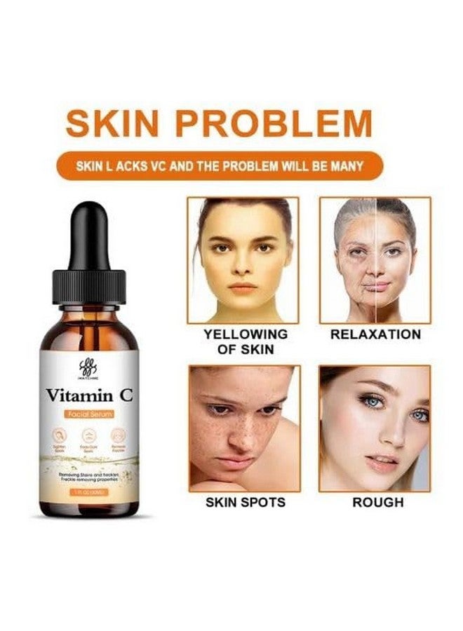 ZeroLuxury Vitamin C Face Serum, Anti-Aging & Brightening for Radiant Skin Serum And Moisturizing Face Serum For Men & Women -30ML - Image 3