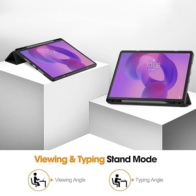 ProElite Cover for Lenovo Idea Tab Pro 12.7 inch 2025 case Cover, Soft Flexible Flip Case Cover for Lenovo Idea Tab Pro 12.7 inch 2025 [Recoil Series] - Lavender - Image 5