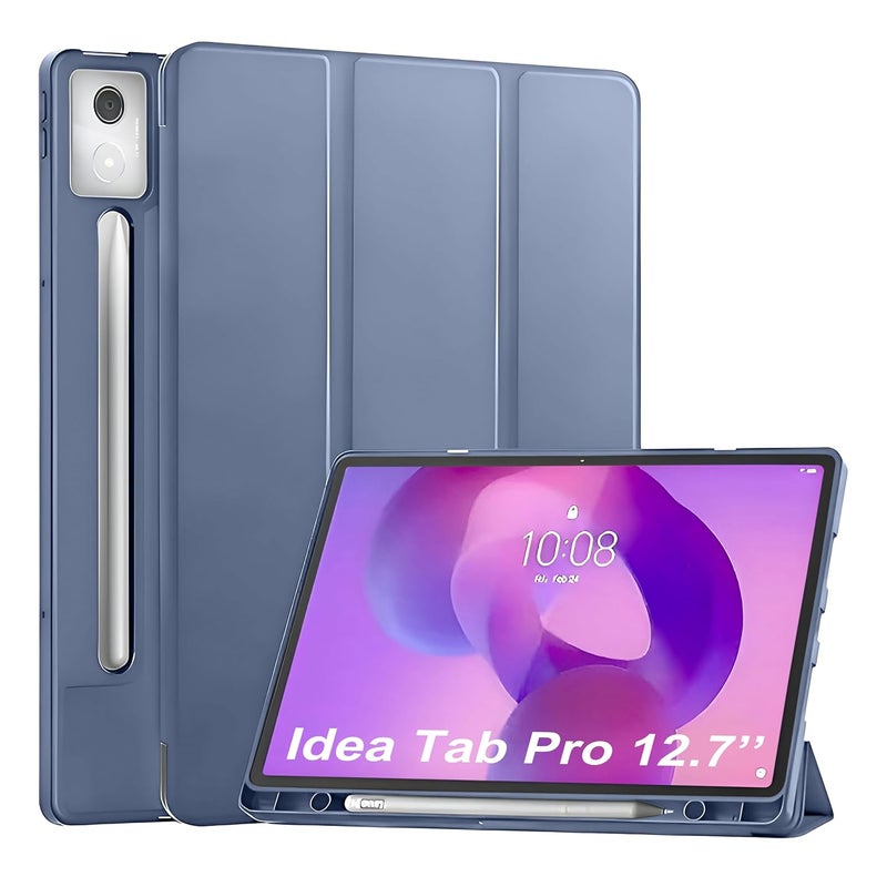 ProElite Cover for Lenovo Idea Tab Pro 12.7 inch 2025 case Cover, Soft Flexible Flip Case Cover for Lenovo Idea Tab Pro 12.7 inch 2025 [Recoil Series] - Lavender - Image 1