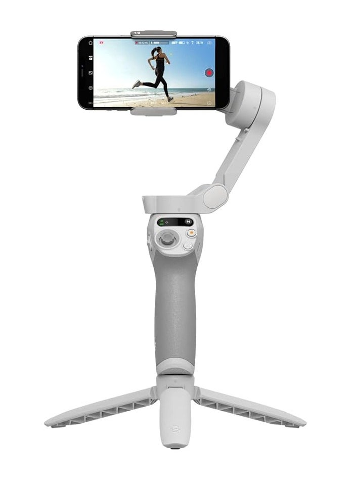 dji - DJI OSMO Mobile SE Intelligent Gimbal, 3-Axis Phone Gimbal, Android and iPhone Gimbal, Vlogging Stabilizer YouTube and TikTok Videos, UAE Version with Official Warranty Support - Image 1
