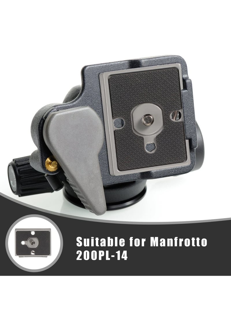 SYOSI - 200PL-14 Quick Release Plate, 2 Pieces Universal Tripod Plate, RC2 Quick Release Plate, with 1/4 Inch Screw for Camera Tripod Ball Head - Image 1
