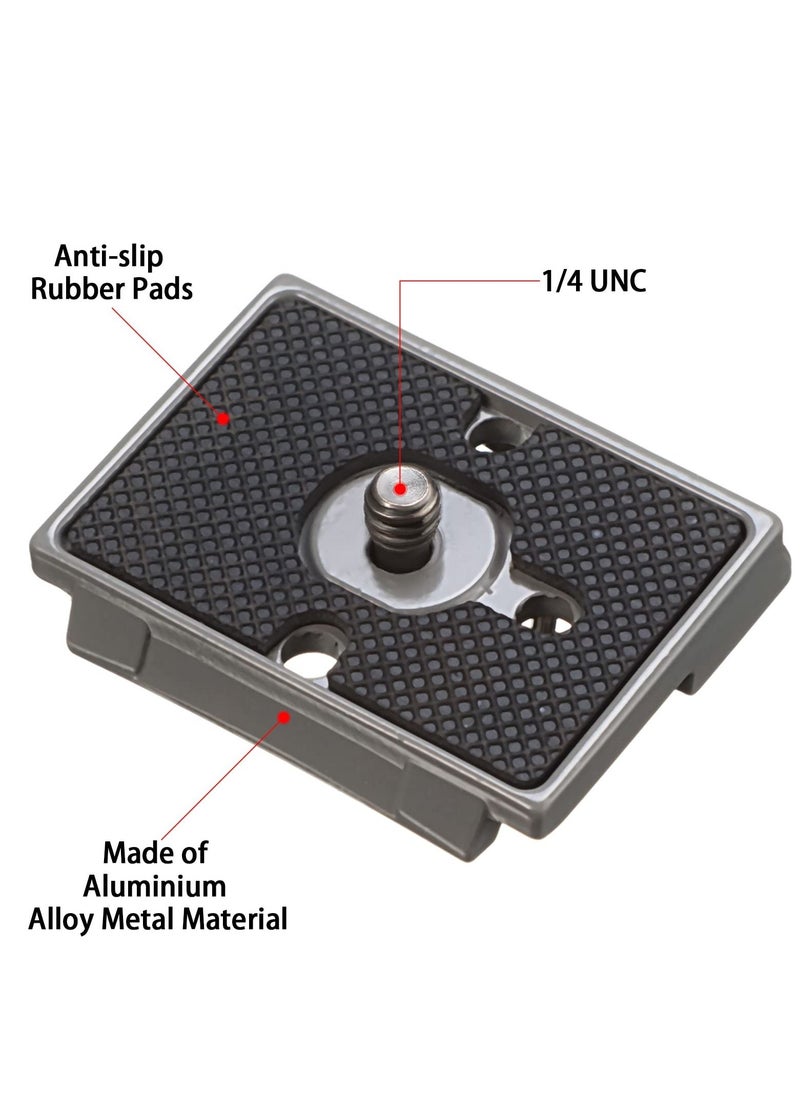 SYOSI - 200PL-14 Quick Release Plate, 2 Pieces Universal Tripod Plate, RC2 Quick Release Plate, with 1/4 Inch Screw for Camera Tripod Ball Head - Image 1