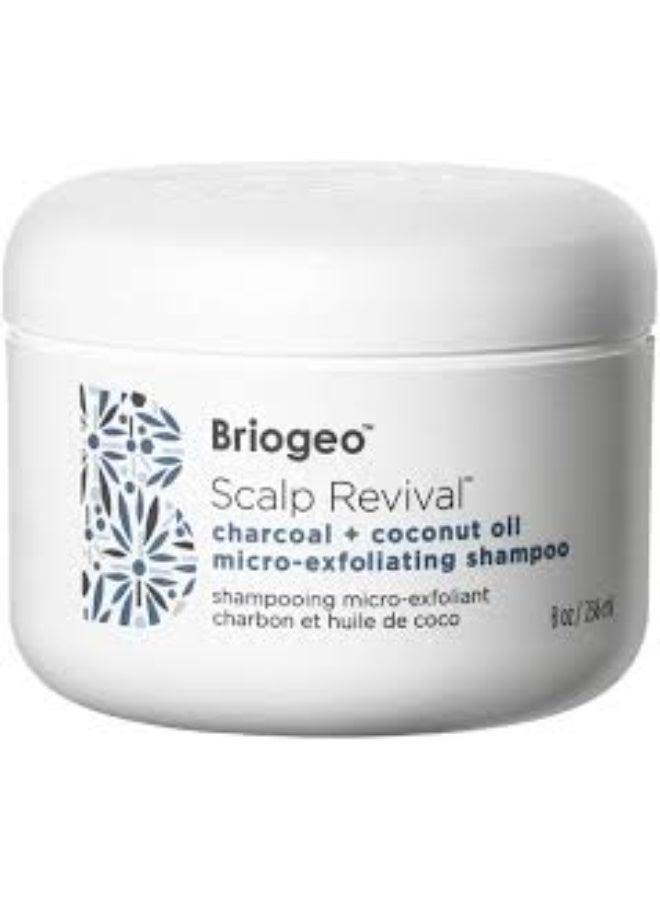 بريوجيو شامبو بريوجيو سكالب ريفايفل™ بالفحم وزيت جوز الهند لتقشير فروة الرأس بدقة متناهية، 236 مل - Image 1