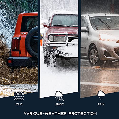 Feelon حصائر أرضية FEELON متوافقة مع تويوتا كامري 2018-2023، 5 مقاعد مع حصائر حماية من الطقس، بطانة أرضية مخصصة، ملحقات داخلية للسيارات باللون الأسود - Image 4