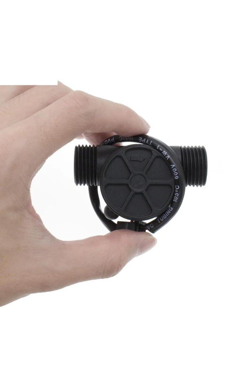 Water Flow Sensor YF-S201, 1-30L/min Detection, Hall Effect Sensor, compatible with Arduino, ESP, Raspberry Pi