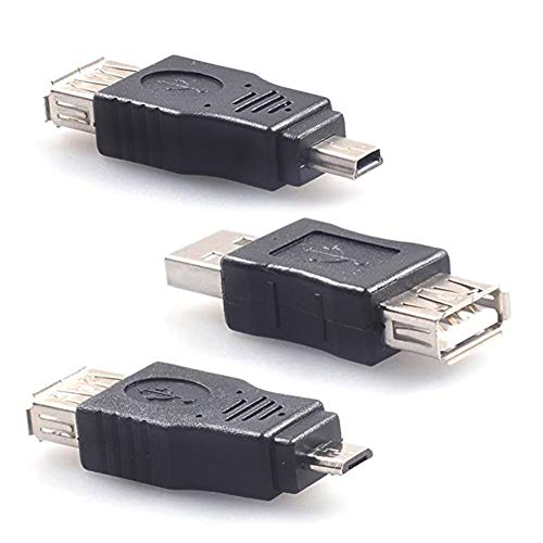 Blacell OTG 5 Pin F/M Mini Changer Adapter Converter USB Male to Female Micro USB - Image 5