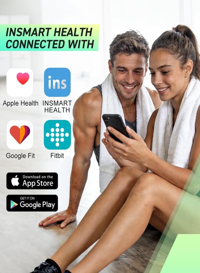 إنسمارت ميزان INSMART الذكي لقياس وزن الجسم، دقة عالية تصل إلى 0.1 رطل، 24 مقياسًا - Image 2