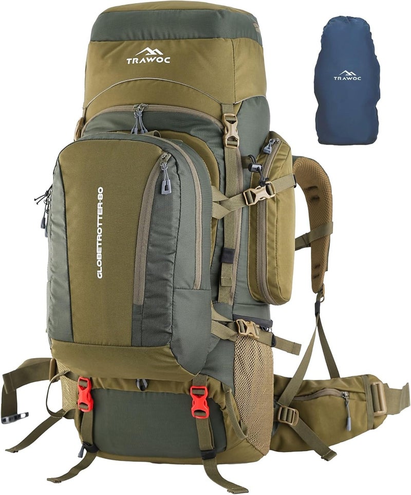 TRAWOC GLOBETROTTER 80L Rucksack Backpack - Image 1