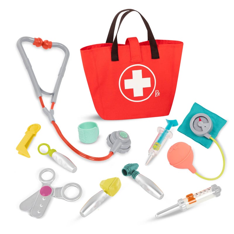 B. Toys B toys Mini Doctor Care Kit with Realistic Tools for Toddlers Kids Educational Toys for Role Play Imaginative Play Includes Medical Bag Accessories 18 Months - Image 3