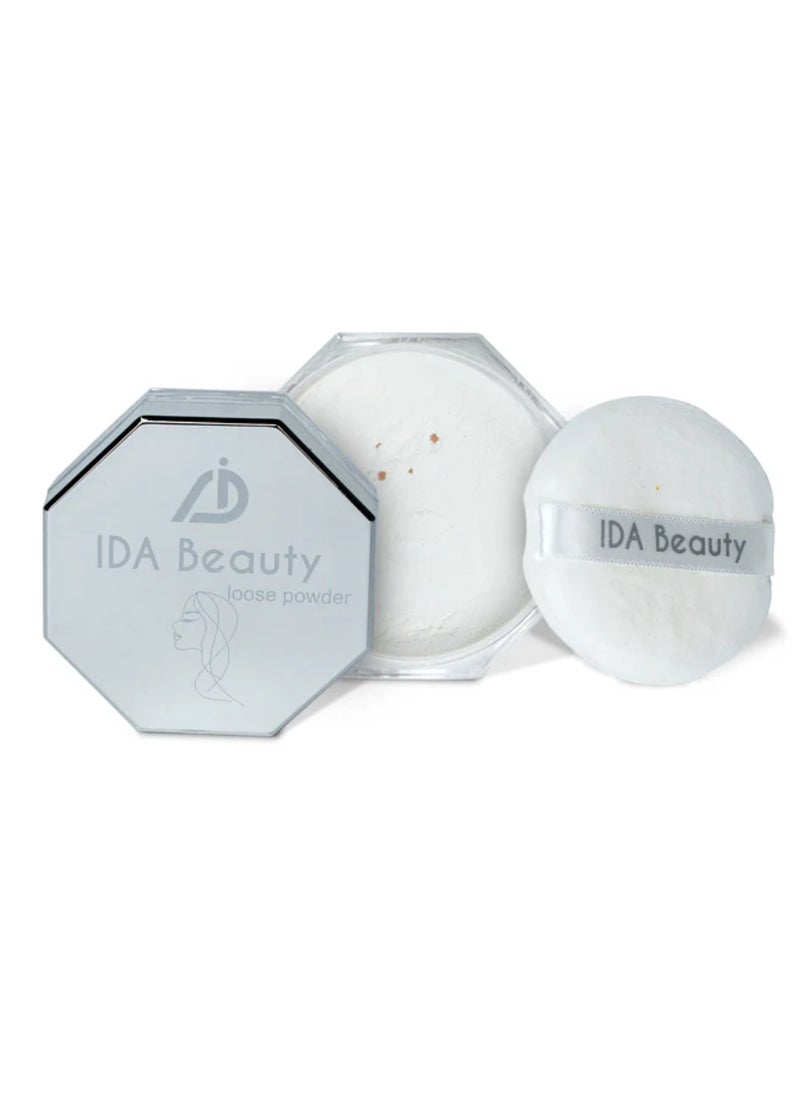 IDA Beauty Weightless Loose Setting Powder | Long-Lasting, Oil-Absorbing, Flawless Matte Finish  - Image 1