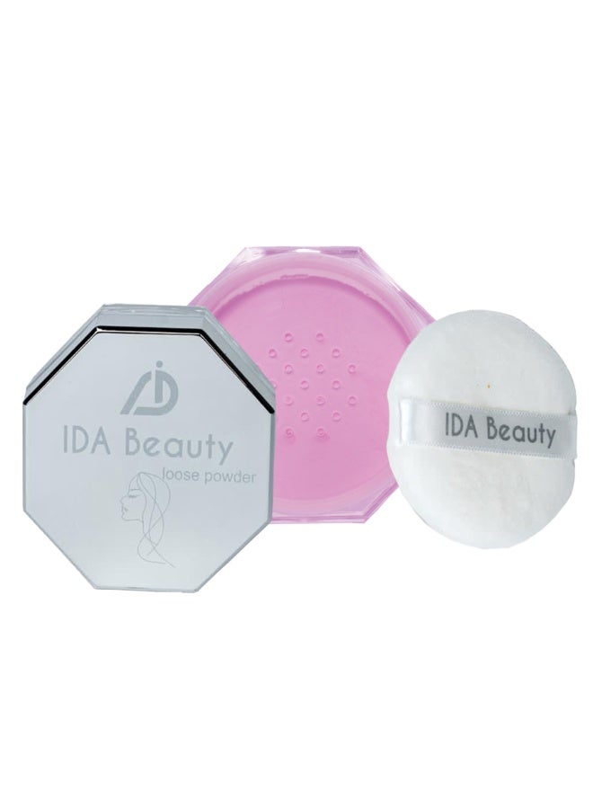 IDA Beauty Weightless Loose Setting Powder | Long-Lasting, Oil-Absorbing, Flawless Matte Finish - Image 1