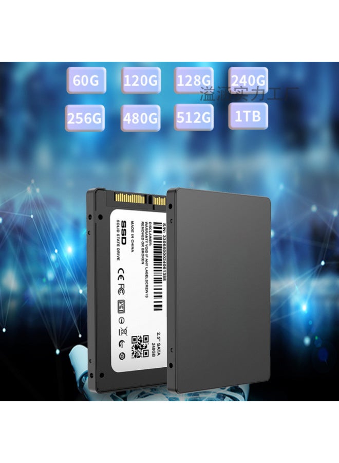 Direct SSD Solid State Drive Notebook 120G Desktop 128g240g256G512G SATA-Capacity:240g-pre-installed Win7-64 Digits + Desktop Accessories - Image 4