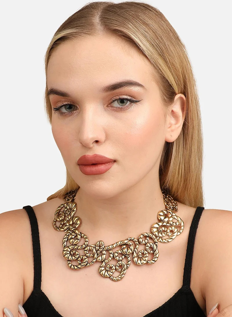 SOHI Designer Statement Stone Artificial Necklace Jewellery