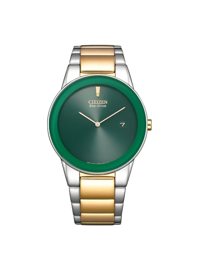 CITIZEN Men's Analog Round Shape Stainless Steel Wrist Watch AU1064-85X - 40 Mm