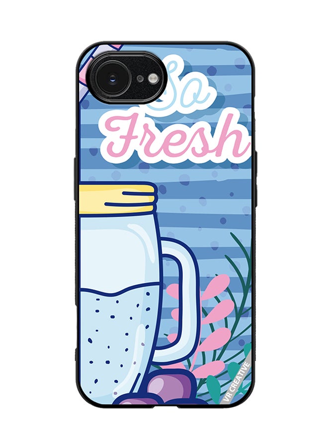 VR CREATIVE Protective Case Cover For Apple iPhone 16e Refreshing Juice Design Multicolour