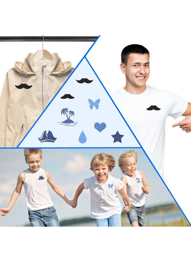 40 Pieces Iron On Repair Patches Denim Patches For Inside Jeans Assorted Shades Iron Patches For Clothes Adhesive Patches Inside And Outside Glue Jean Fabric Patch For Jeans 4 Sizes 5 Colors