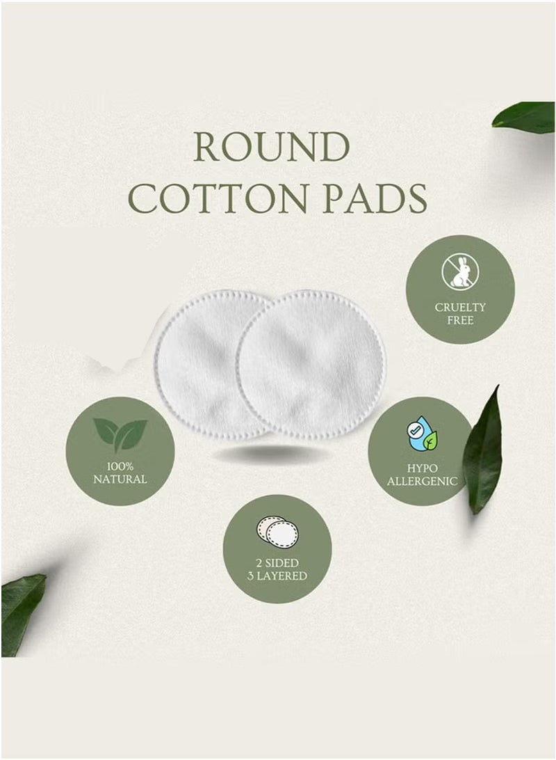 Generic 400 Count Disposable Make Up Pads Hypo-allergenic Lint-Free For Baby Cleaning Makeup Remover Cotton Pads For Face  - Image 3