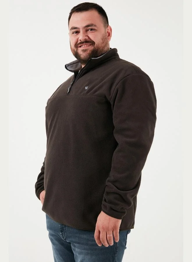 Buratti  Buratti Regular Fit Anti-Pilling Plus Size Brushed Cold-Resistant 2-Pack Men's Fleece POLAR 5906001BS2 for Men | Best Price UAE