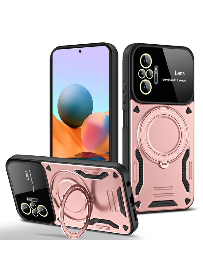 S-TOP Case For Redmi Note 10 Pro 4G Global Large Window MagSafe Holder Phone Case - Image 1