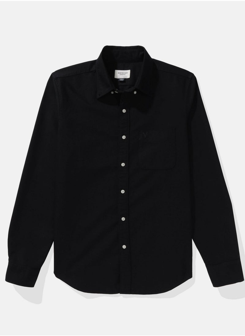 American Eagle AE Everyday Oxford Button-Up Shirt  - Image 1