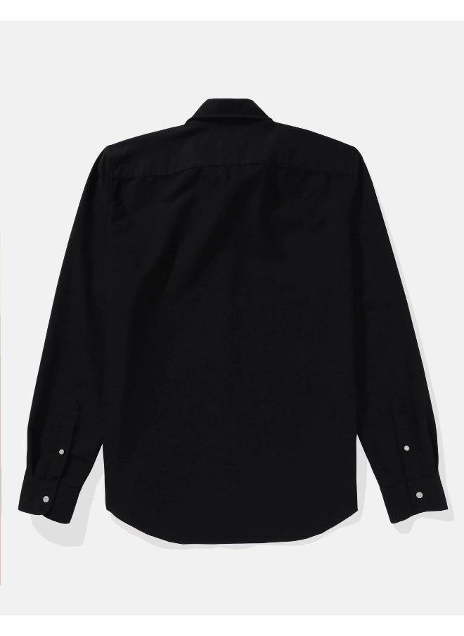 American Eagle AE Everyday Oxford Button-Up Shirt  - Image 1