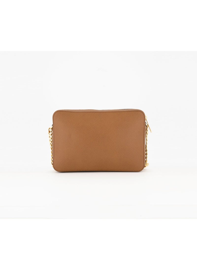 Michael Kors Women Leather Crossbody Bag, Luggage  - Image 2