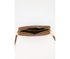 Michael Kors Women Leather Crossbody Bag, Luggage  - Image 3