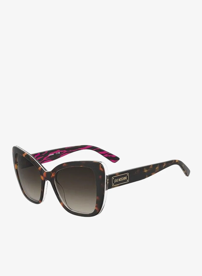 Rectangular Moschino Love Sunglasses Frames