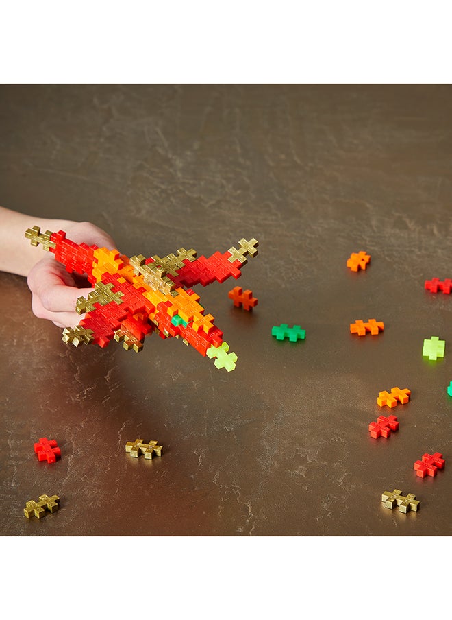 Plus-Plus Creative Building Blocks Tube, Dragon, Ingenious Construction Toy, 100 Pieces  - Image 5