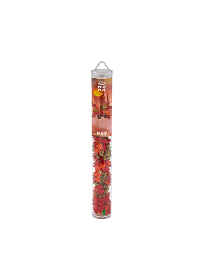 Plus-Plus Creative Building Blocks Tube, Dragon, Ingenious Construction Toy, 100 Pieces  - Image 2