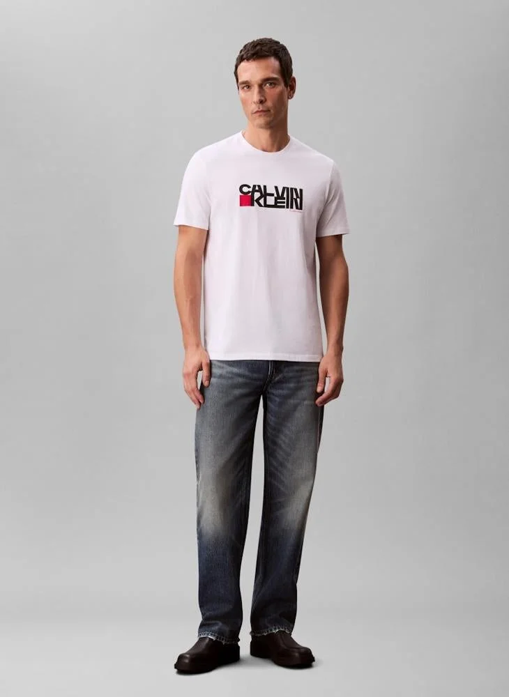 Calvin Klein Jeans  30S Graphic Crew Neck T-Shirt for Men | Best Price UAE